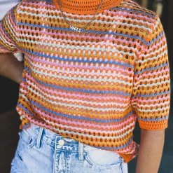 Gypsy Waltz Petrolia Knit Top Clothing