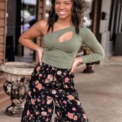 Gypsy Waltz Lufkin One Shoulder Bodysuit