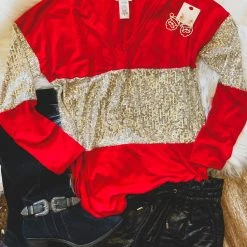 BIBI The Holliday Topp In Red