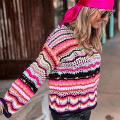 Miss Sparkling The Pharr Top In Pink