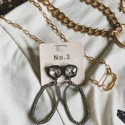 Bosuk Jewelry The Bastrop Earrings In Black