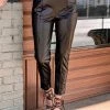 Gypsy Waltz Cibolo Leather Pant In Black