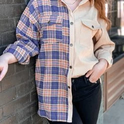 Gypsy Waltz Noonday Plaid Shacket Top Clothing
