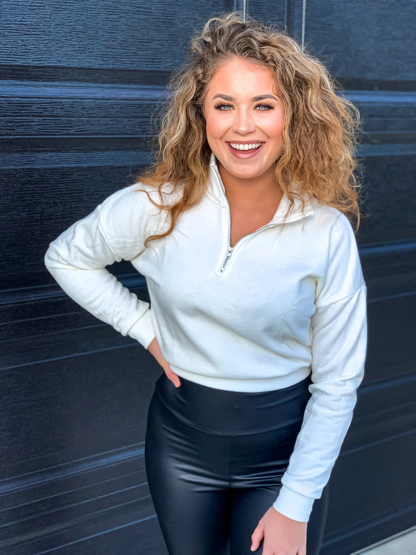 Ninexis The DeSoto Pullover In White 3 Ninexis The DeSoto Pullover In White