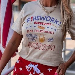 Gypsy Waltz Colleyville Fireworks BBQ T-Shirt