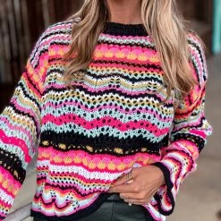 Miss Sparkling The Pharr Top In Pink