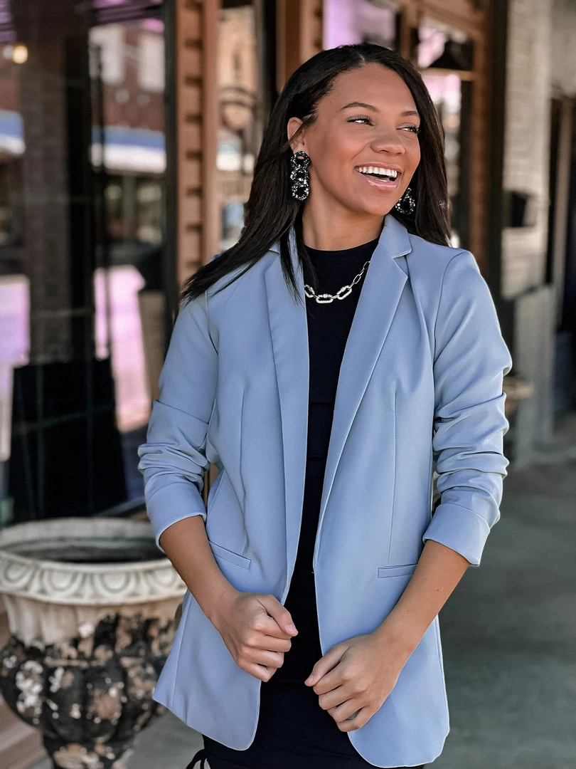 Gypsy Waltz Clothing Florence Blazer In Blue 11 Gypsy Waltz Clothing Florence Blazer In Blue