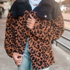 Gypsy Waltz Mathis Leopard Shacket Clothing