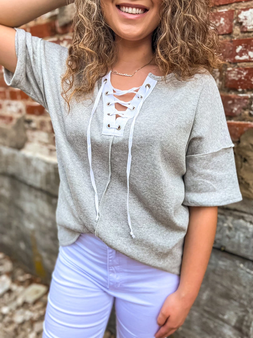 Gypsy Waltz Parker Lace Up Top Clothing 9 Gypsy Waltz Parker Lace Up Top Clothing