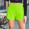 Gypsy Waltz Clothing Freeport Shorts In Neon Green