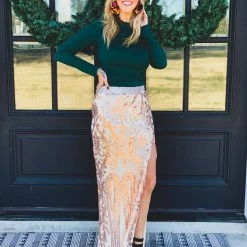 L & B The Sterling City Skrt In Rose Gold