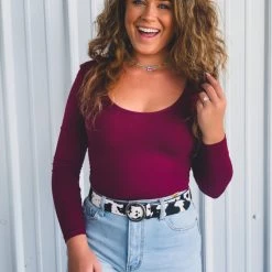 Capella The Stonewall Body Suit In Maroon