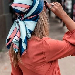 Cap Zone SCREENBUSTER Wild Rag Head Scarf In Retro Stipe