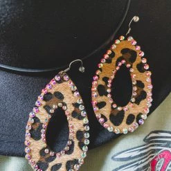 Gypsy Waltz Marion Leopard Earrings Jewelry