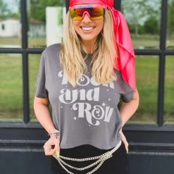 Trend Notes Clothing The Dean Crop Tee