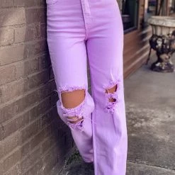 Gypsy Waltz Aledo Pants In Lavender Clothing