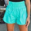 Gypsy Waltz Freeport Shorts In Aquamarine 1 Gypsy Waltz Freeport Shorts In Aquamarine