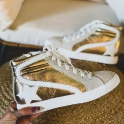 Verona Collection The Star Harbor Sneaker In Gold (7-11) Shoes 15 Verona Collection The Star Harbor Sneaker In Gold (7-11) Shoes