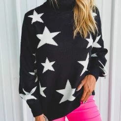 Gypsy Waltz The Marshall Sweater In Black Clearance