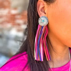 Gypsy Waltz La Grange Earrings In Multi New