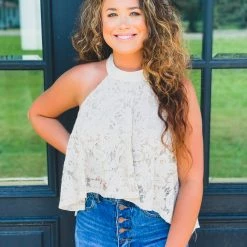 Sweet Generis The Hawkins Top In Taupe