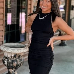 Gypsy Waltz Clothing Riesel Dress In Black