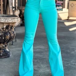 GJG Shenandoah Turquoise Bell Bottoms