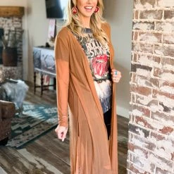 Iris Basic - O Fashion The Rocksprings Duster In Camel