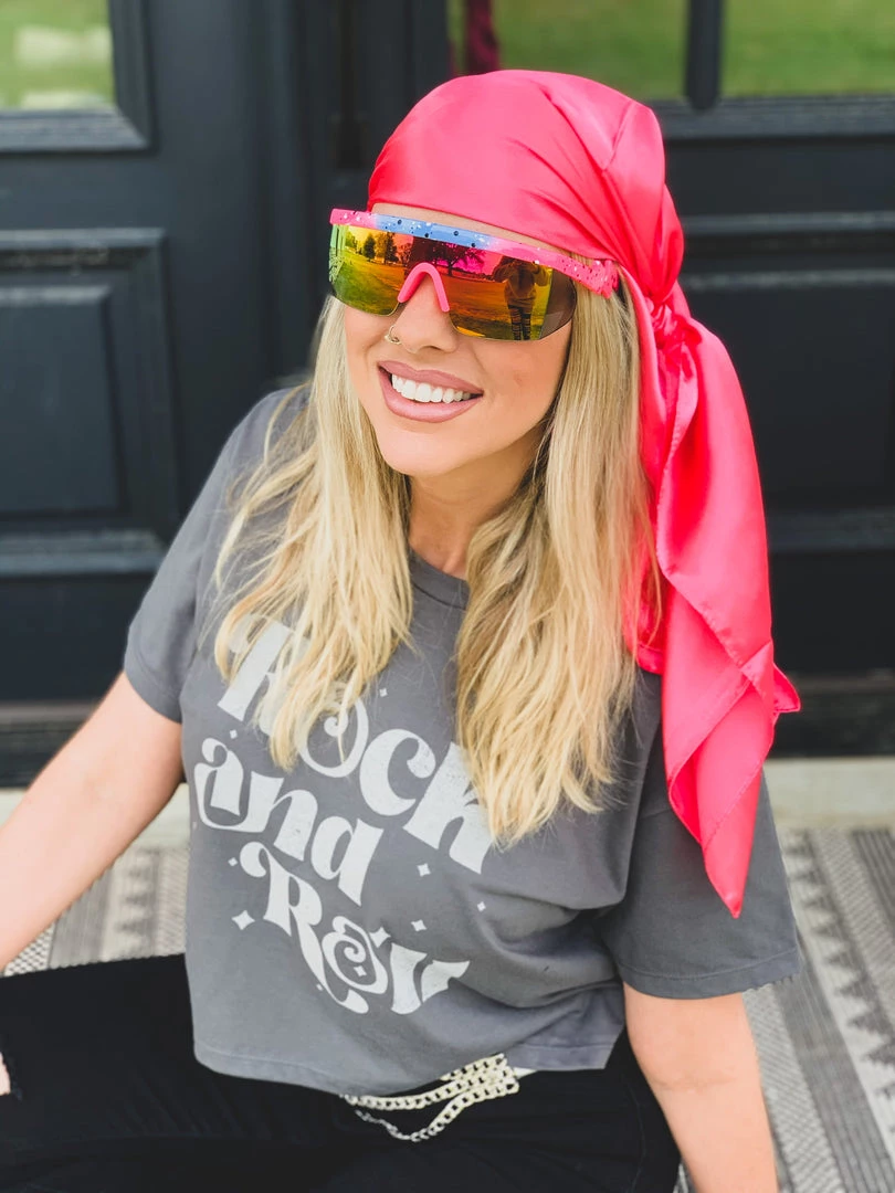 Cap Zone Special Daily Deals SCREENBUSTER Wild Rag Head Scarf In Pink 9 Cap Zone Special Daily Deals SCREENBUSTER Wild Rag Head Scarf In Pink