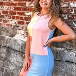 Gypsy Waltz Fairfield Colorful Dress In Blue