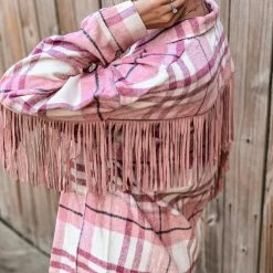 Fantastic Fawn The Spur Fringe Shacket Clothing