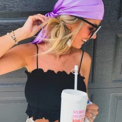 Cap Zone SCREENBUSTER Wild Rag Head Scarf In Lilac Special Daily Deals