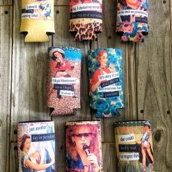 Swanky Blossom The Silsbee Slim Can Coolies Accessories