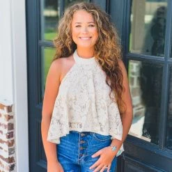 Sweet Generis The Hawkins Top In Taupe