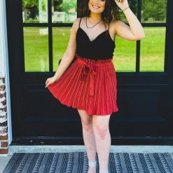 O Fashion The Tornillo Skirt In Rust Clothing