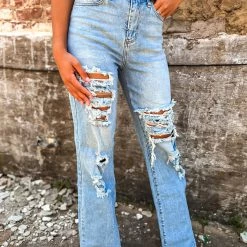 Gypsy Waltz New Owl Ranch Distressed Pants 32 Gypsy Waltz New Owl Ranch Distressed Pants