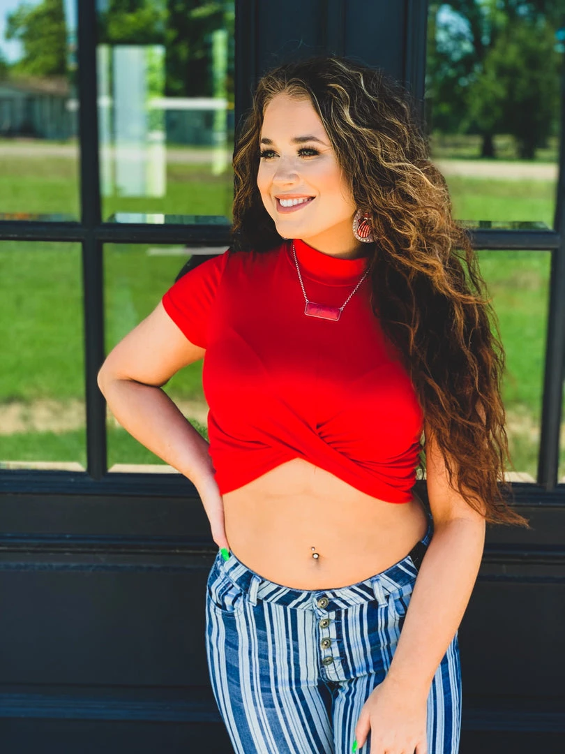 Heart & Hips The Detroit Crop Topp 8 Heart & Hips The Detroit Crop Topp