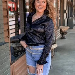 Gypsy Waltz Salado Top In Black