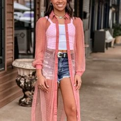 Gypsy Waltz Little Elm Mesh Swiss Dot Button Up Top Clothing 12 Gypsy Waltz Little Elm Mesh Swiss Dot Button Up Top Clothing