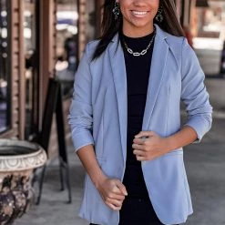 Gypsy Waltz Clothing Florence Blazer In Blue 14 Gypsy Waltz Clothing Florence Blazer In Blue