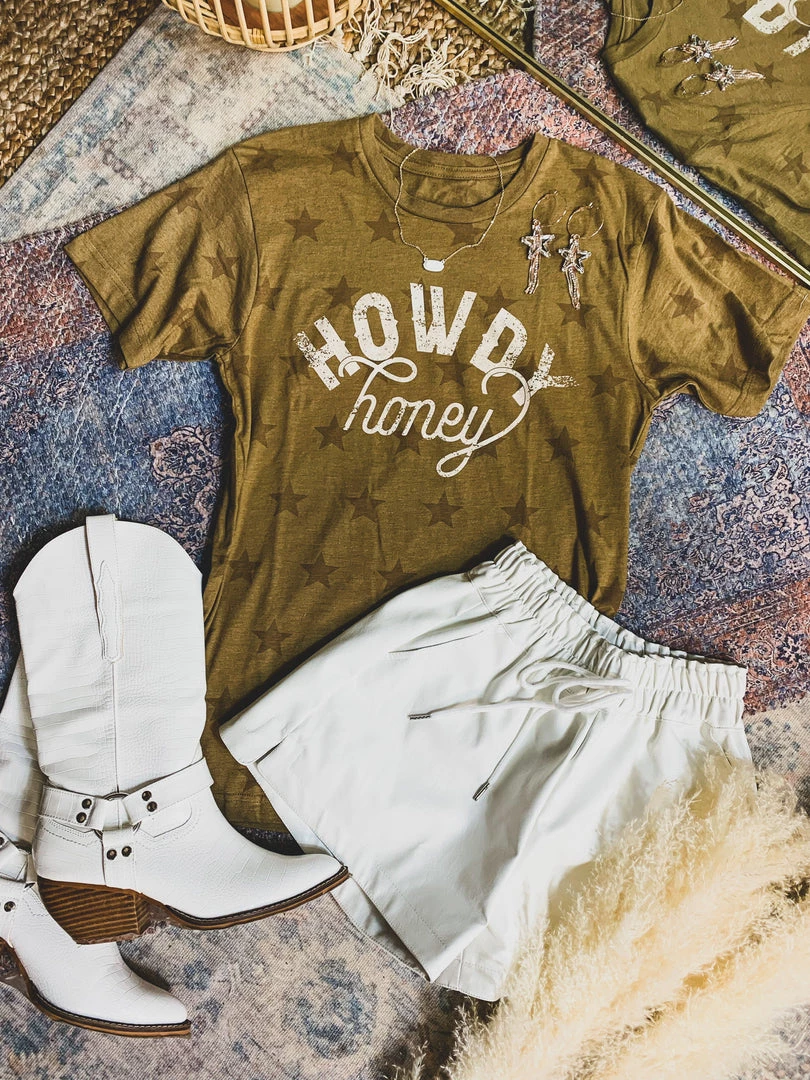 Gypsy Waltz Blanco Howdy Honey Tee (S-2X) 5 Gypsy Waltz Blanco Howdy Honey Tee (S-2X)