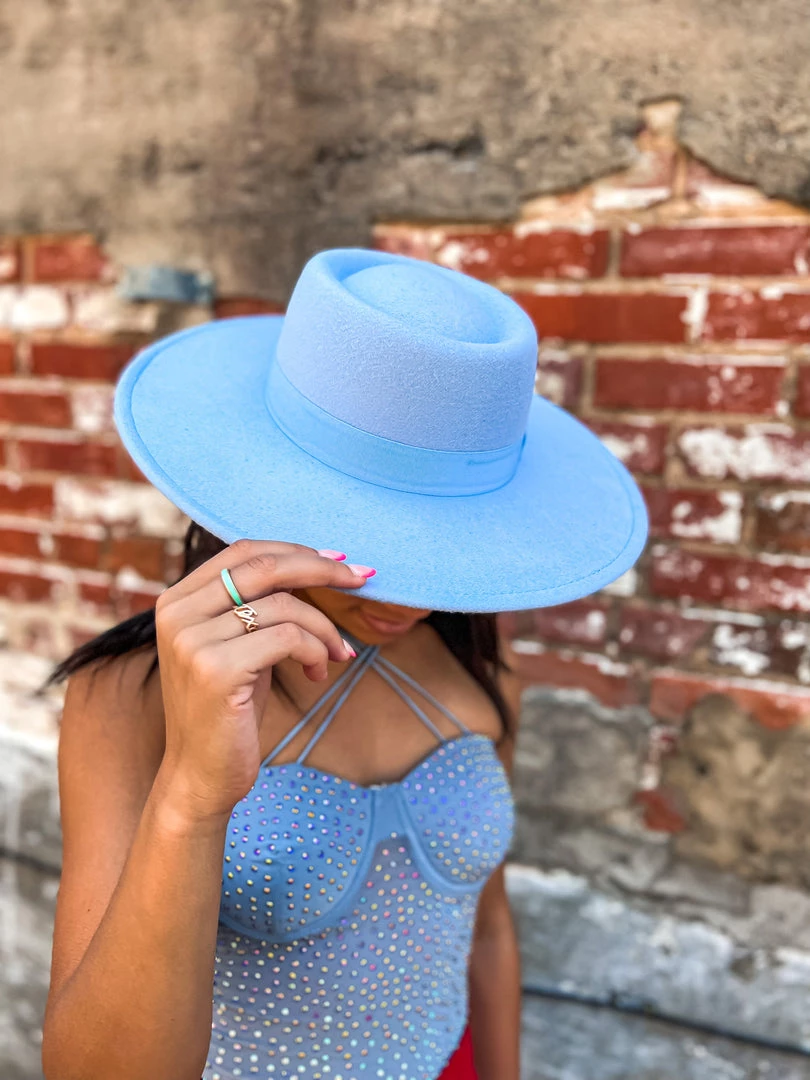 Cap Zone New Sanger Hat In Blue 3 Cap Zone New Sanger Hat In Blue