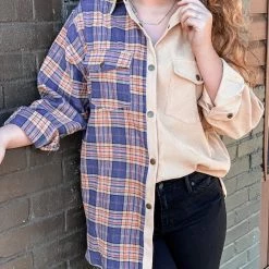 Gypsy Waltz Noonday Plaid Shacket Top Clothing