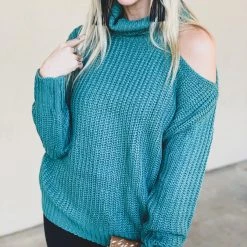 La Mel Clearance The Cameron Sweaterr In Olive