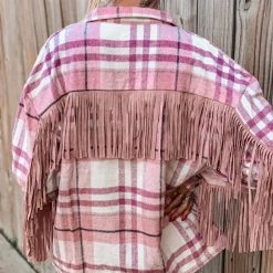 Fantastic Fawn The Spur Fringe Shacket Clothing