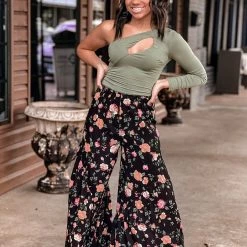 Gypsy Waltz Lufkin One Shoulder Bodysuit