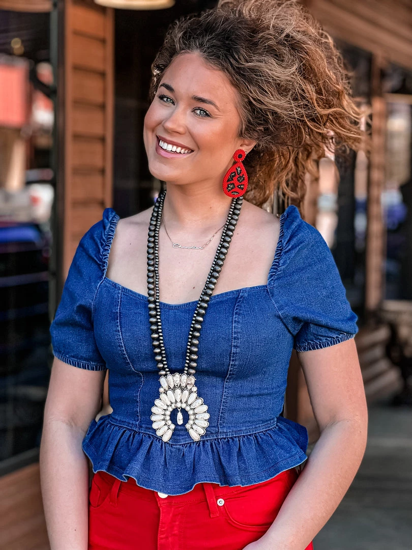 Shop Iris Basic Clothing Bailey Denim Crop Top 5 Shop Iris Basic Clothing Bailey Denim Crop Top