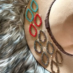 Bosuk Jewelry Special Daily Deals SCREENBUSTER Beaded Ornament Shape Earrings