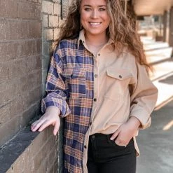 Gypsy Waltz Noonday Plaid Shacket Top Clothing