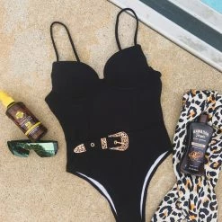 Gypsy Waltz Palmview One Piece Bathing Suit In Black Clothing 10 Gypsy Waltz Palmview One Piece Bathing Suit In Black Clothing